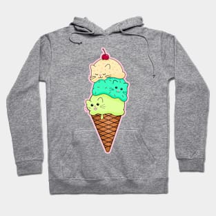 Three Scoop Kitty Hoodie